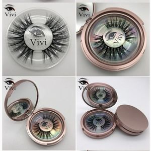 100% 3D Mink Eyelashes (Vivi) with Case